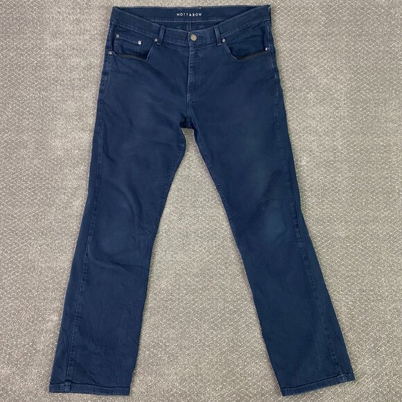 Mott & Bow Mercer Slim Jeans Men's 36 x 32 Measures 36.5 x 31 Stretch - Picture 1 of 14